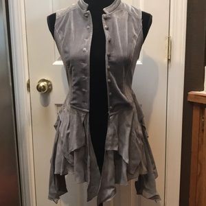Gimmicks Pieced Gray Vest